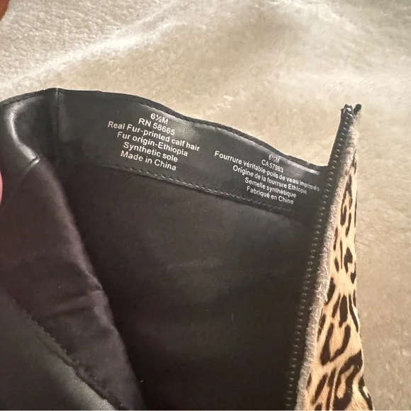 Halogen Brown Tan Ankle Booties with Block Heel - Picture 6 of 6